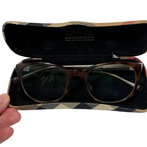 BURBERRY MR. BURBERRY Oval Mens Frames prescription Glasses B2247 3614 - Picture 3 of 7